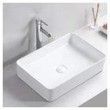 20x13.6inch Bathroom Vessel Ceramic Sink
