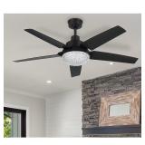52-in LED Ceiling Fan/Light/Wall Control/5 -Blade
