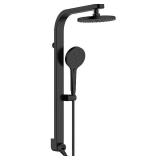 7.87in Dual Head Shower Panel System/3way Diverter