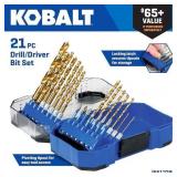 Kobalt 21 -Piece  Twist Drill Bit Set