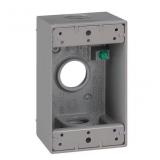 1Gang Metal Weatherproof Rectangular El Box