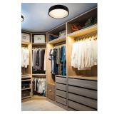 14.25-in LED Flush Mount Light with Plastic Shade