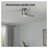 44in LED Ceiling Fan/Light/Remote Control/3 -Blade