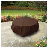Master Forge 38-in Brown Round Firepit Cover