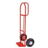 800-lb Capacity 2-Wheel Red Steel Heavy hand truck