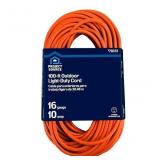 3 Prong Orange Outdoor Extension Power Cord