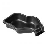 2.1Lx2.75-ft W Black HDPE Fish Pond Liner-9Gallon