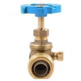 Brass Multi turn Stop Stop and waste valve
