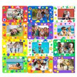 24-Pack of 4x6-Inch Colorful Picture Frames