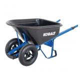 Kobalt7cu Wheel High-density poly Push Wheelbarrow