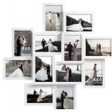 4x6 Collage Picture Frames, 12-Pack, White