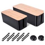 2 Pack Large Cable Management Box