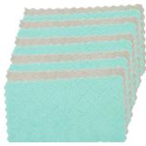 5pcs Microfiber Cleaning Cloths Set Dish