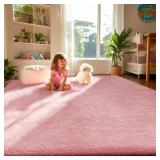 Indoor Pink Rug Floor 4x6 Carpet