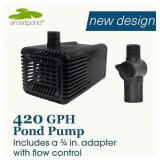 420 -GPH Submersible Corded Electric Pond Pump