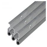 1-in Silver Aluminum/Vinyl Door Weatherstrip