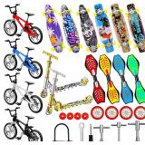 31Pieces Mini Finger Toys Set/6 Finger Skateboards