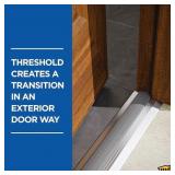 M-D 36-in x 3.75-in Aluminum Door threshold