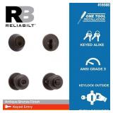 Exterior Deadbolt and Keyed Entry Door Knob