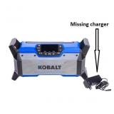 Kobalt Water Resistant Cordless Bluetooth radio