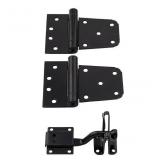 National Hardware 3-1/2-in Black Gate hardware kit