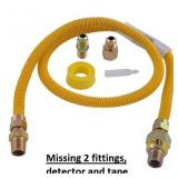 48-in Outlet Corrugated ss Gas dryer connector