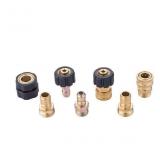 Multiple fitting sizes Brass Quick connect kit
