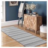 Rectangular Indoor Stripe 21 2 x 7 (ft)Runner rug