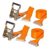 Ratchet Tie Down/E-track3000lb Break Strength2Pack