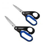Kobalt Blue SS 2pc Heavy-Duty Scissors