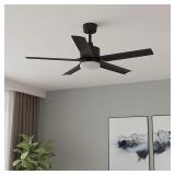 44-in Mount Ceiling Fan With Light/Remote/5 -Blade