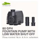 80 -GPH Submersible Corded Electric Fountain Pump