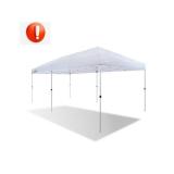 20-ft x 10-ft Rectangle White Pop-up canopy