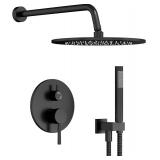 Black Shower Faucet Set