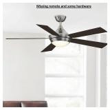LED 52-in Ceiling Fan With Light Included 5 -Blade