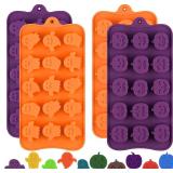 8 Pack Halloween Candy Molds