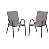 Dining Chair with Tan Sling Seat-2Set