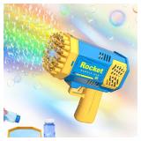 40Holes Bubble Machine Gun with Colorful Lights