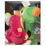 Burton Plush  Bright Zoo Buddies animals-2Pcs