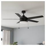 52-in Ceiling Fan/Light and Pull Chain with 5Blade