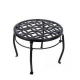 9.06x11.81 black  Round Cast iron Plant Stand