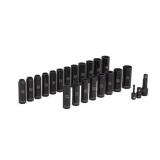 1/2-in Drive Set 6-point Impact Socket Set