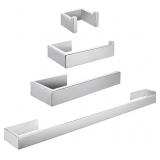 Four Pcs Bathroom Accessories Set SS Wall Mounted