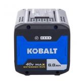 Kobalt 40 -Volt, 6 Ah 1 -Pack Lithium Ion Battery