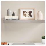 8 x 24 Driftwood Gray Composite wood Rectangular