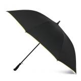 rainbrella 62-in Black Golf umbrella Umbrella
