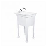 18x24Basin Freestanding Utility tub /Drain /Faucet