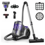 Aspiron 1700W Canister Vacuum Cleaner, Wisteria