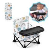 Toddler Booster Seat for Kitchen Chair & Travel