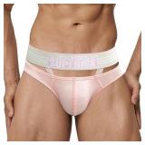 Mens Thong Underwear Color:R-pink Size XL 2Set